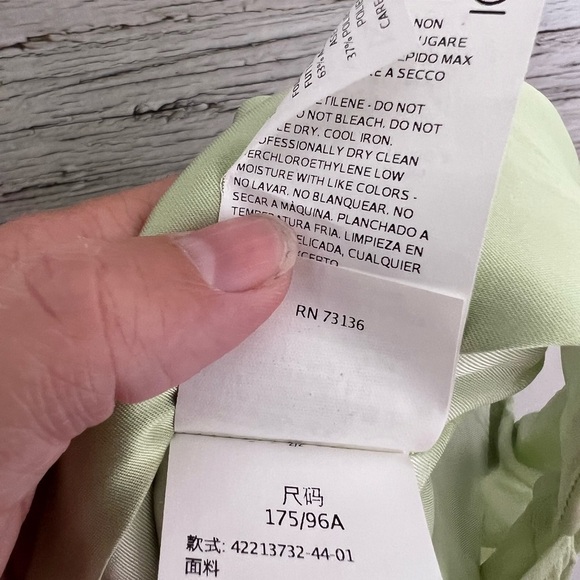 Weekend max Mara green silk dress size 8 - Picture 9 of 11